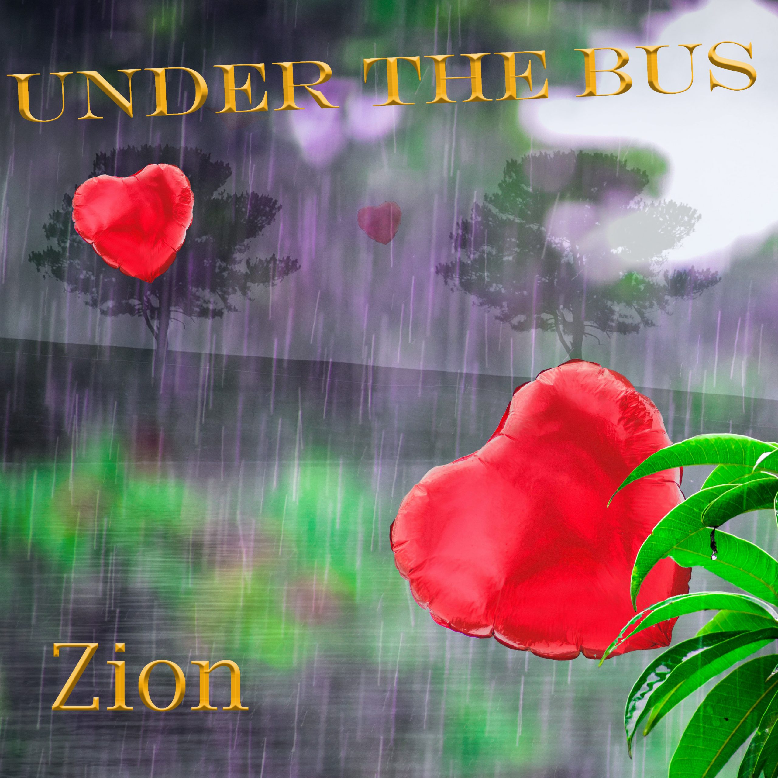 Zion Album Cover Under The Bus 2021 Rainy Day Lost Balloons
